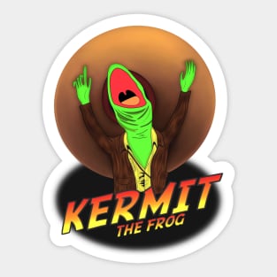 The Muppets Kermit the Frog in Raiders of the Lost Ark Sticker